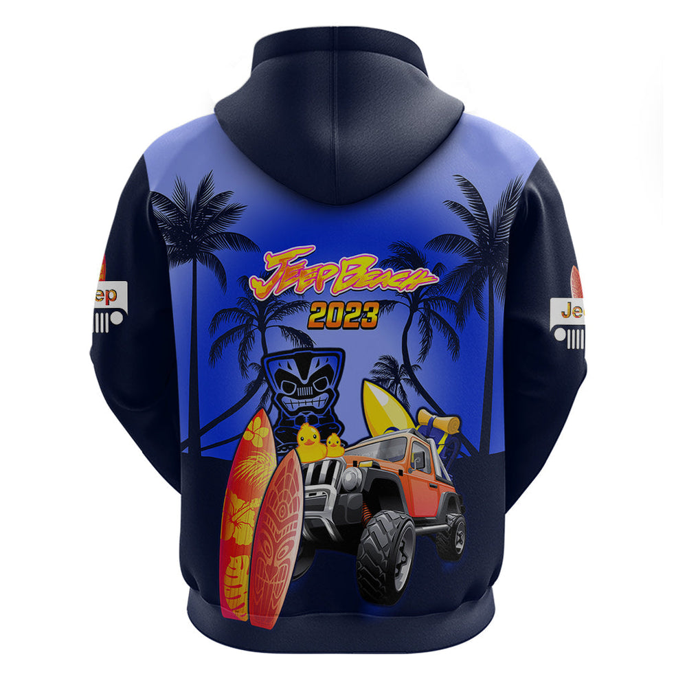 Navy Blue Jeep Beach 2023 Hoodie Happy 20th Anniversary Navy Blue Jeep Beach 2023 Hoodie Happy 20th Anniversary