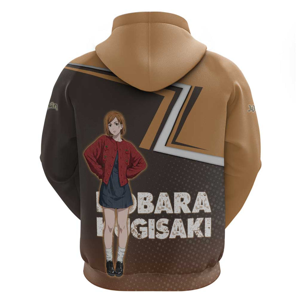 Nobara Kugisaki Hoodie Jujutsu Kaisen Casual Chic Style Nobara Kugisaki Hoodie Jujutsu Kaisen Casual Chic Style