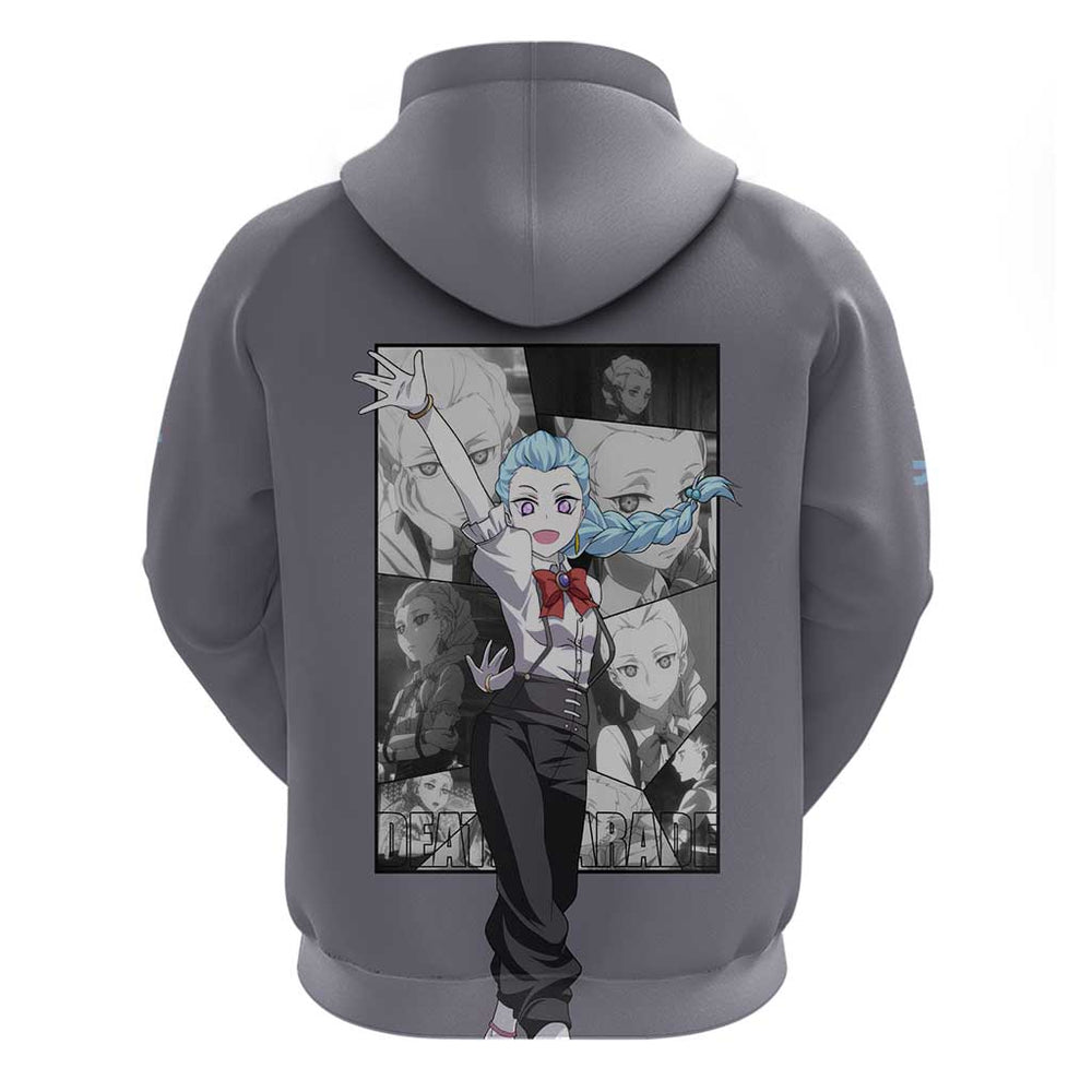 Nona - Death Parade Hoodie Anime Style Nona - Death Parade Hoodie Anime Style