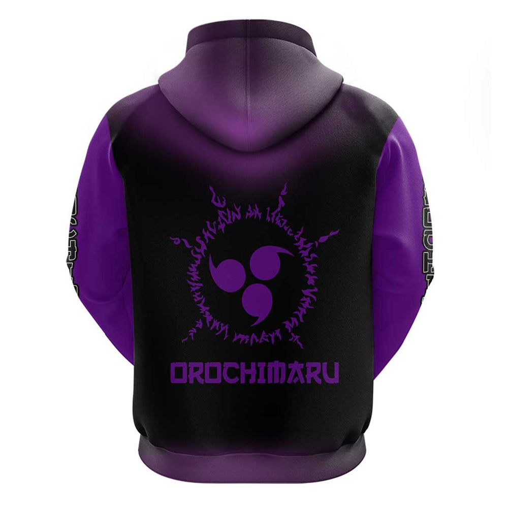 Orochimaru - Naruto Hoodie Anime Style Orochimaru - Naruto Hoodie Anime Style