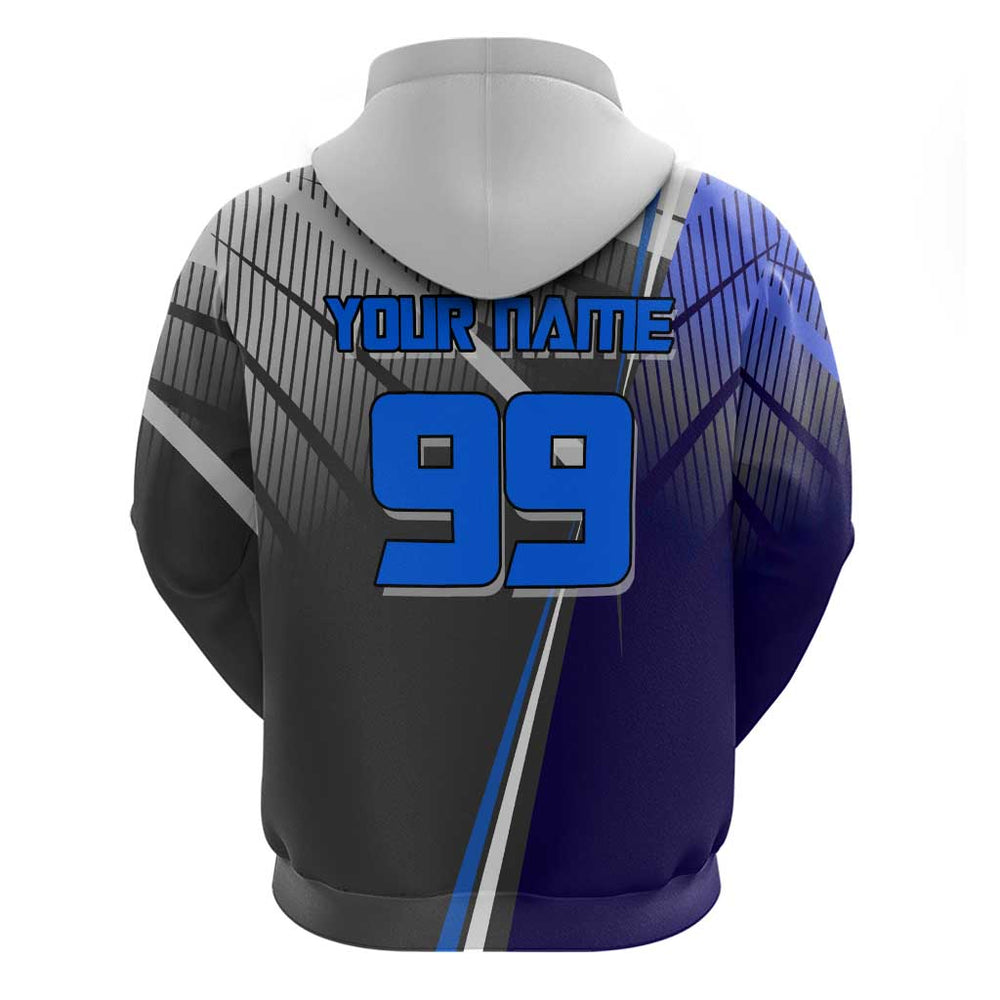Personalized Aoi Todo Jujutsu Kaisen Hoodie with Blue Gradient and Goalkeeper Action Design Personalized Aoi Todo Jujutsu Kaisen Hoodie with Blue Gradient and Goalkeeper Action Design