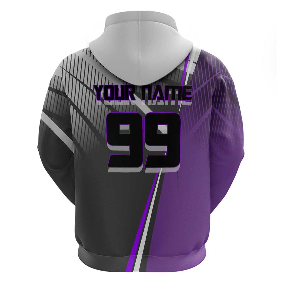Personalized Toge Inumaki Jujutsu Kaisen Hoodie with Purple Gradient and Action Kick Design Personalized Toge Inumaki Jujutsu Kaisen Hoodie with Purple Gradient and Action Kick Design