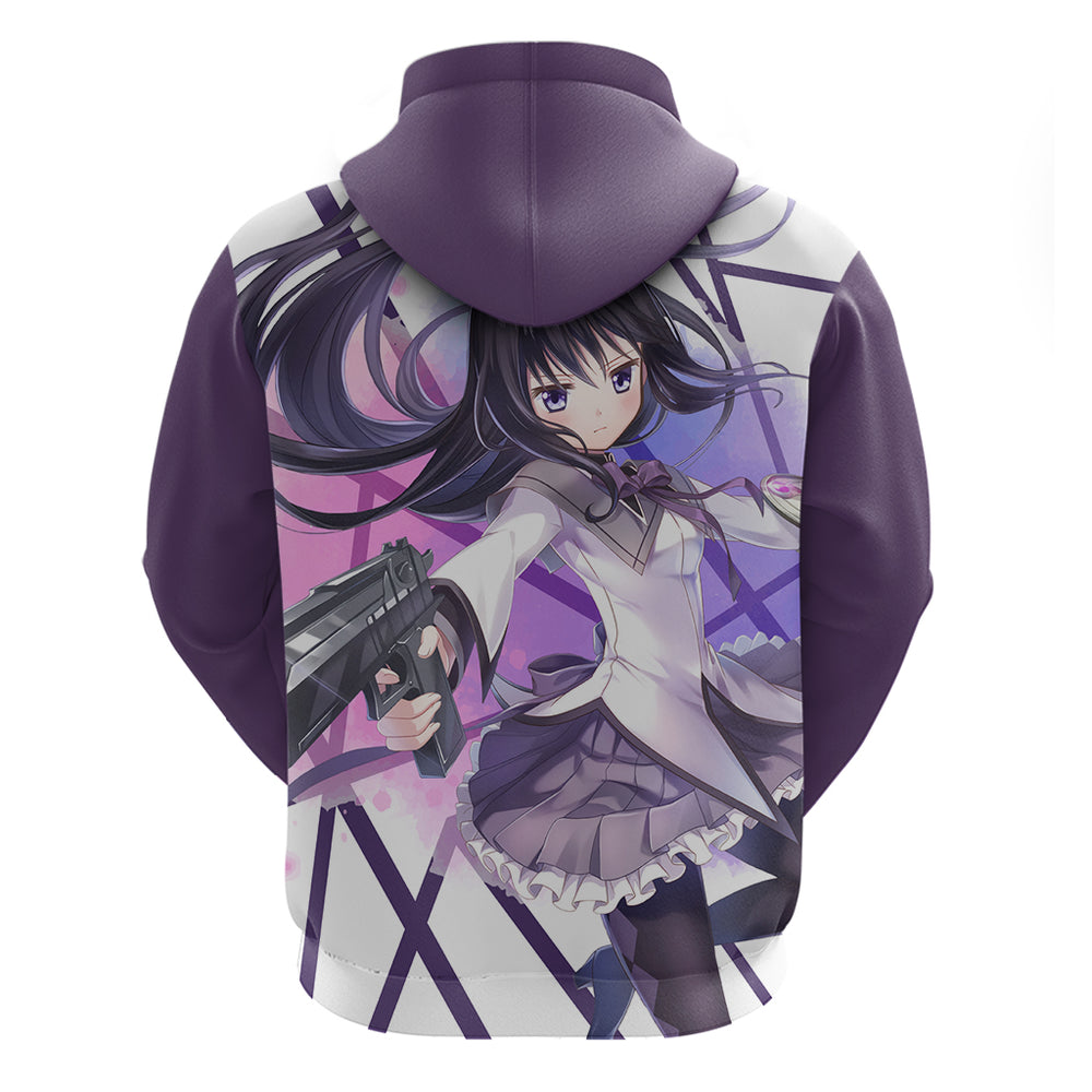 Puella Magi Madoka Magica Hoodie Akemi Homura Puella Magi Madoka Magica Hoodie Akemi Homura