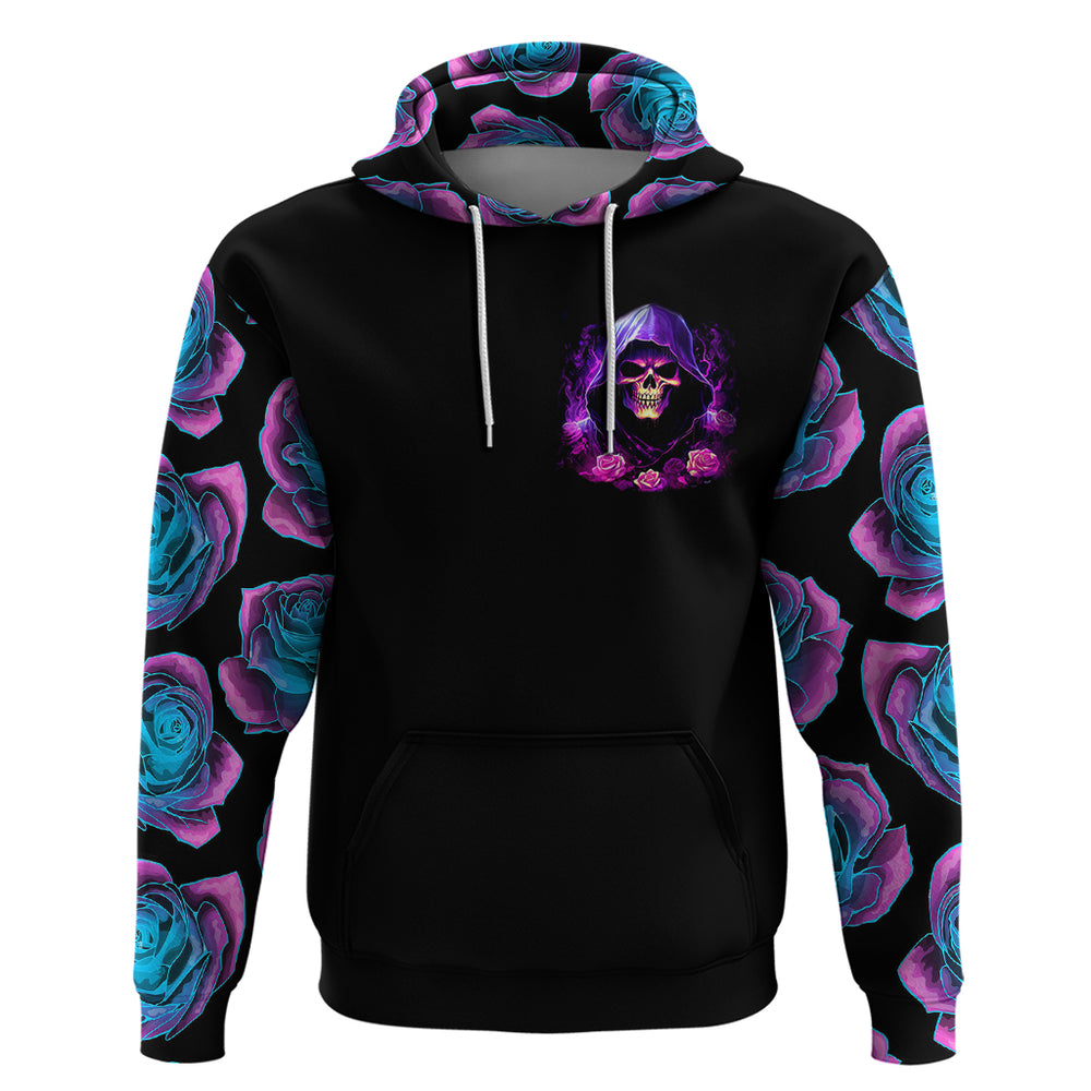 Purple Skull Hoodie I Talk I Smile But Be Carefull When I SIlent DT01 Purple Skull Hoodie I Talk I Smile But Be Carefull When I SIlent DT01