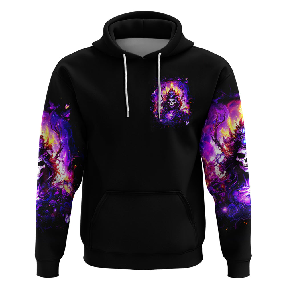Queen Skull Hoodie Sometimes An Angel Somethimes Hellraiser Always A Strong Woman DT01 Queen Skull Hoodie Sometimes An Angel Somethimes Hellraiser Always A Strong Woman DT01