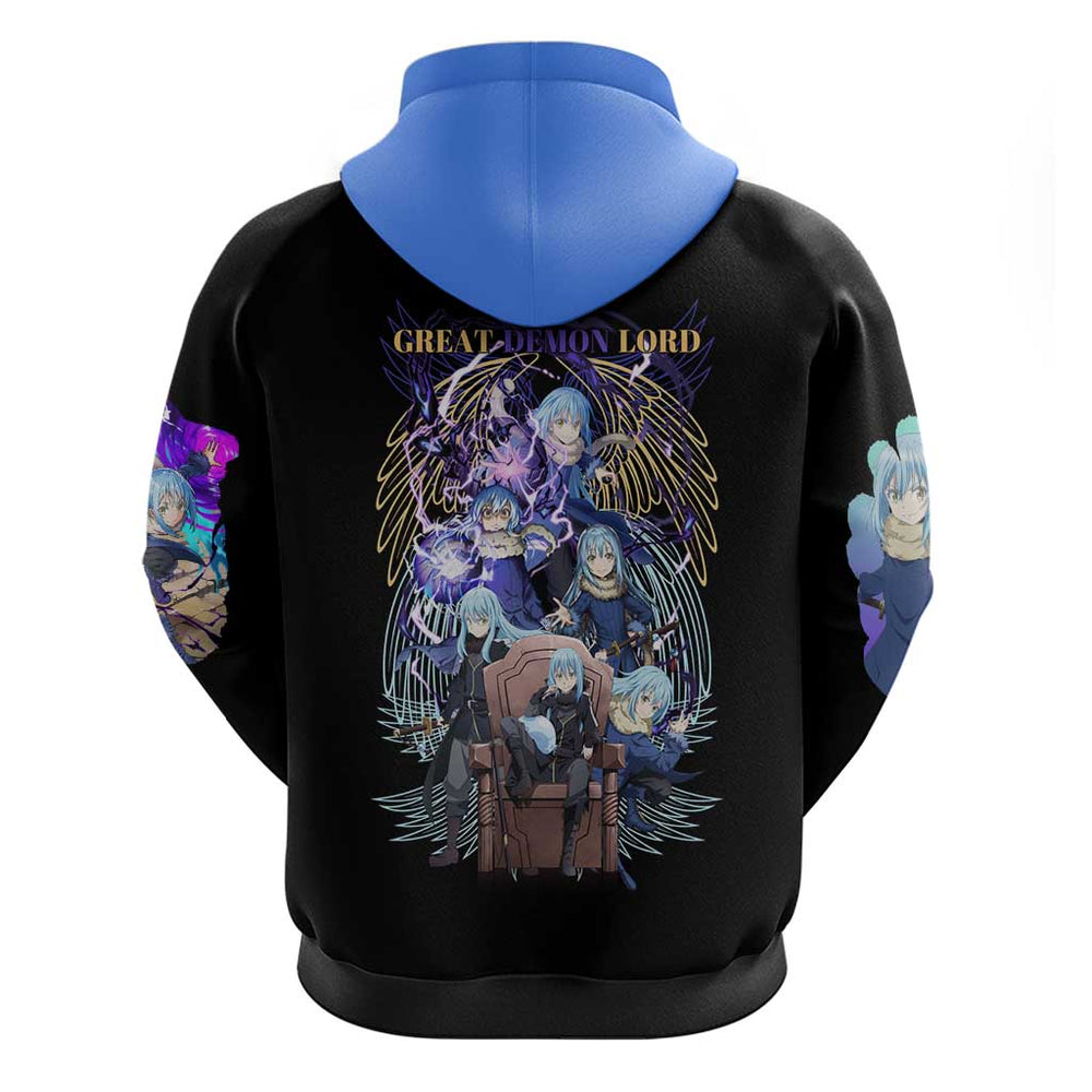 Rimuru Tempest V4 That Time I Got Reincarnated as a Slime Hoodie Anime Style Rimuru Tempest V4 That Time I Got Reincarnated as a Slime Hoodie Anime Style