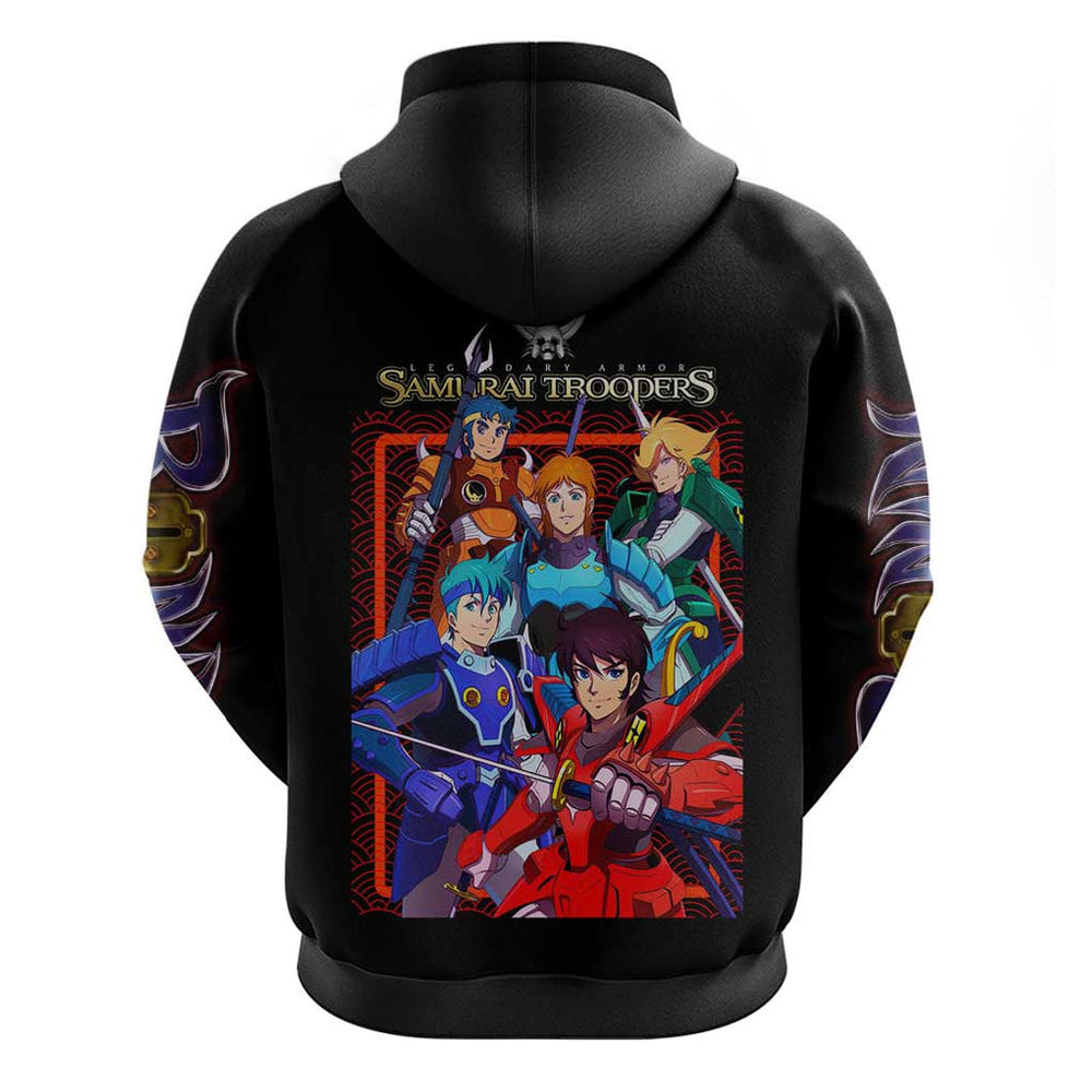 Ronin Warriors Hoodie Japan Anime Style Ronin Warriors Hoodie Japan Anime Style