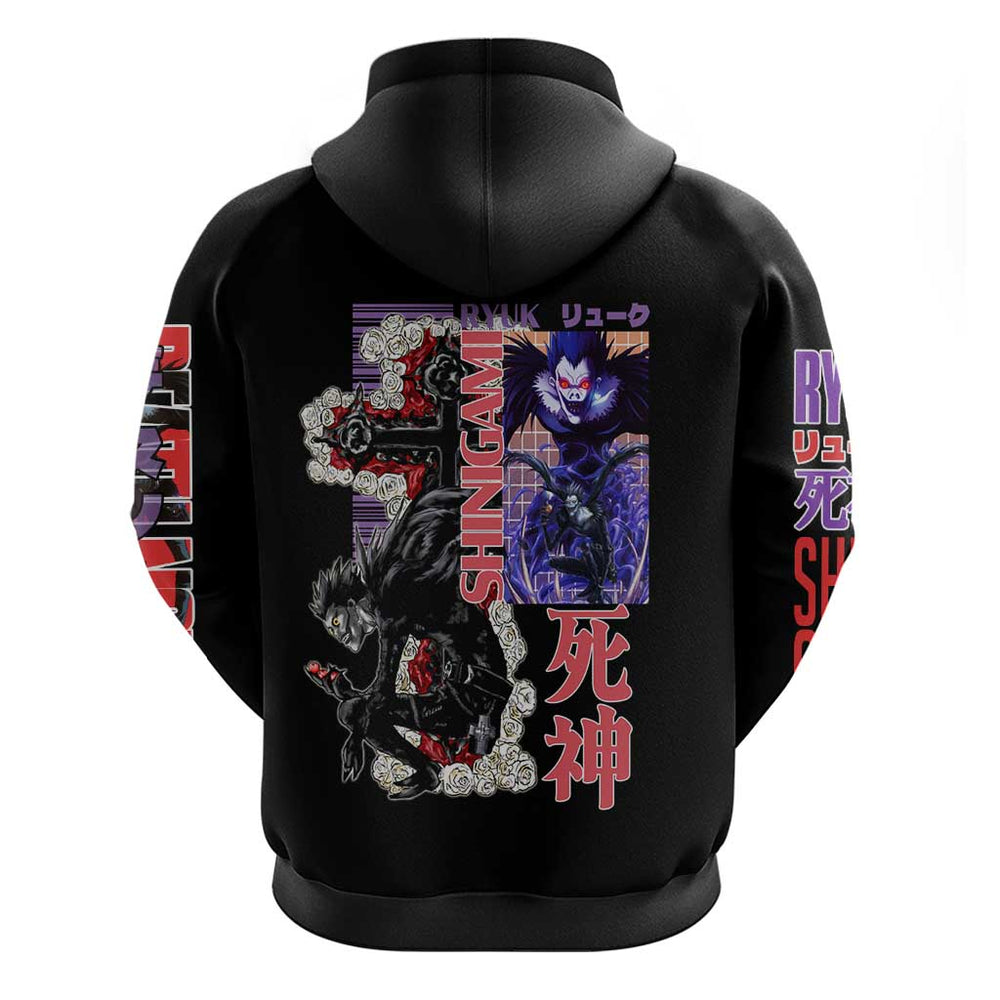 Ryuk Death Note Hoodie Anime Style Ryuk Death Note Hoodie Anime Style