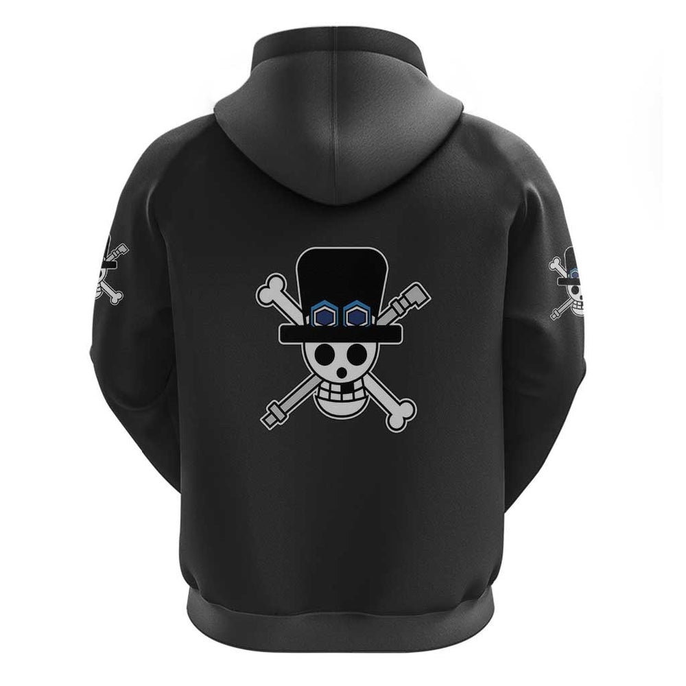 Sabo - One Piece Hoodie Anime Mix Manga Style Sabo - One Piece Hoodie Anime Mix Manga Style