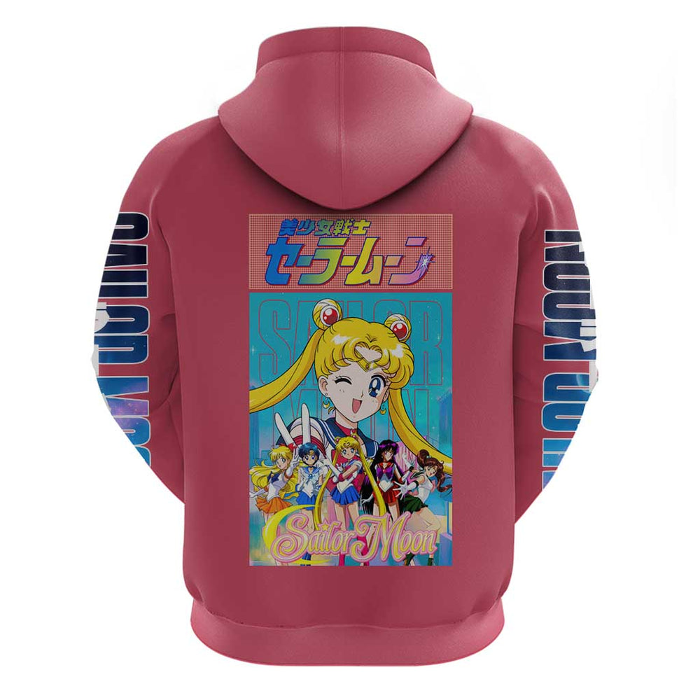 Sailor Scouts Sailor Moon Hoodie Anime Style Sailor Scouts Sailor Moon Hoodie Anime Style