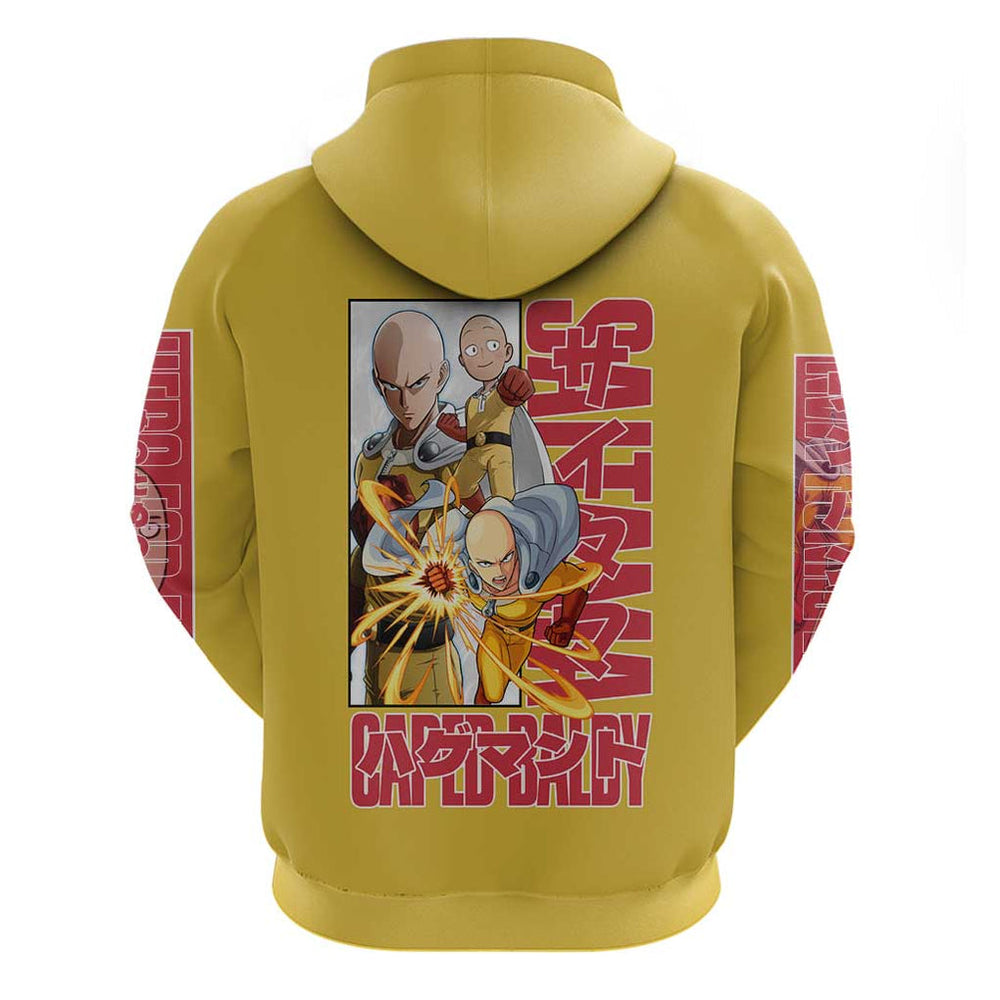 Saitama - One Punch Man Hoodie Anime Japan Style Saitama - One Punch Man Hoodie Anime Japan Style