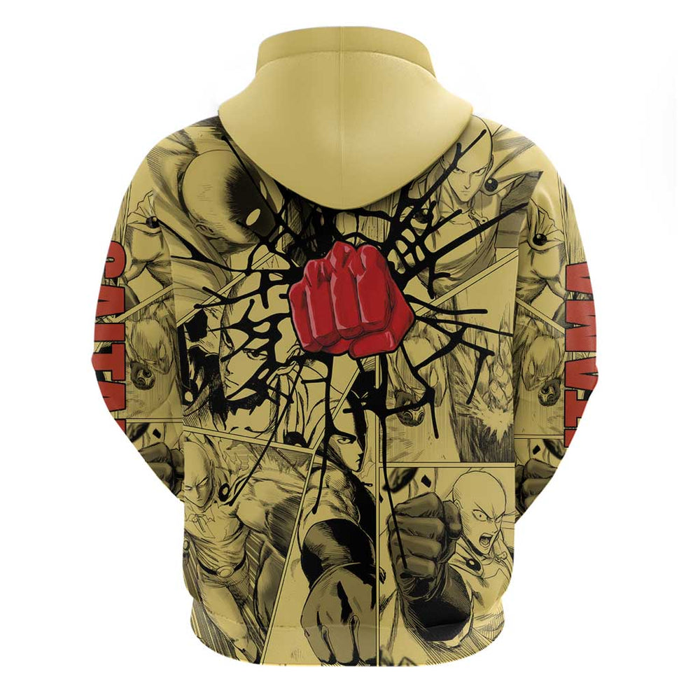 Saitama - One Punch Man Hoodie Anime Style Saitama - One Punch Man Hoodie Anime Style