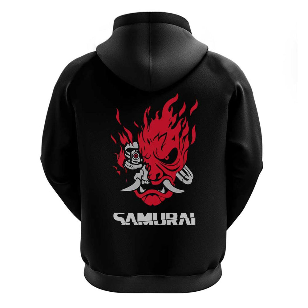 Samurai - Cyberpunk Hoodie Anime Style Samurai - Cyberpunk Hoodie Anime Style
