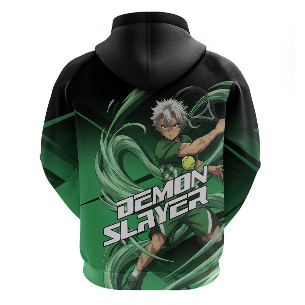 Sanemi Shinazugawa Wind Rally Hoodie Sporty Anime Mashup Style Sanemi Shinazugawa Wind Rally Hoodie Sporty Anime Mashup Style
