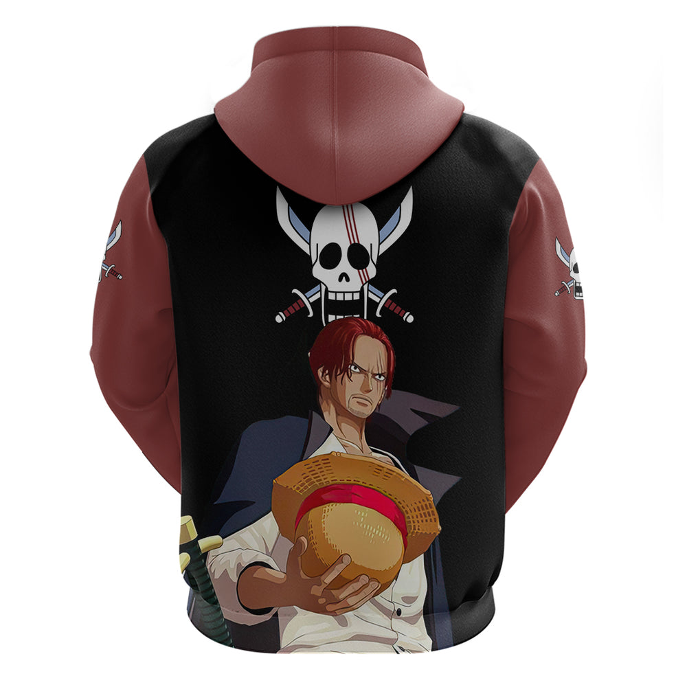 Shanks Red-Haired - Yonko One Piece Hoodie Shanks Red-Haired - Yonko One Piece Hoodie
