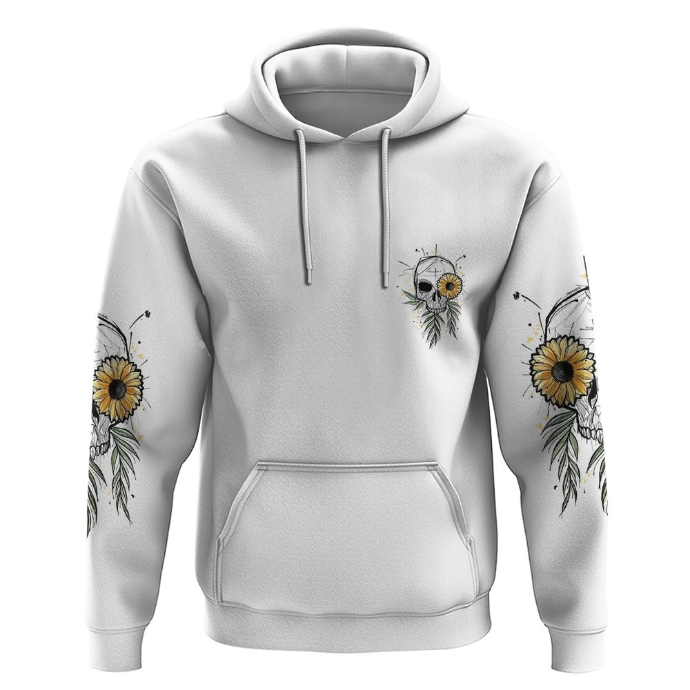 She Is Sunshine Skull Sunflower Hoodie She Is Sunshine Skull Sunflower Hoodie