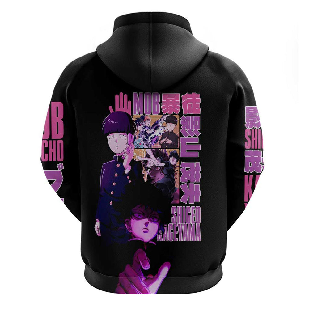 Shigeo Kageyama V3 Mob Psycho 100 Hoodie Anime Style Shigeo Kageyama V3 Mob Psycho 100 Hoodie Anime Style