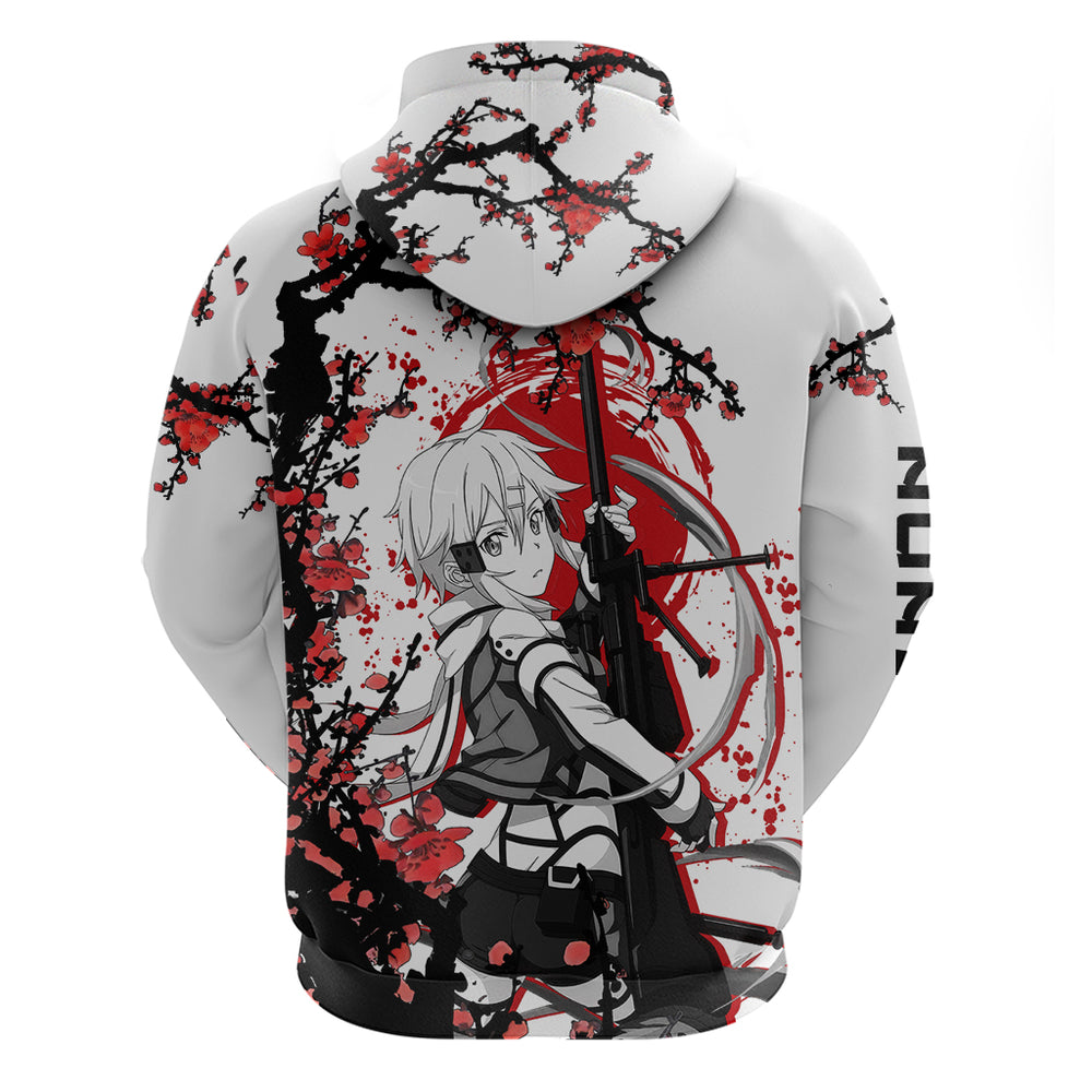 Sinon Hoodie Sword Art Online Anime Japan Style Sinon Hoodie Sword Art Online Anime Japan Style