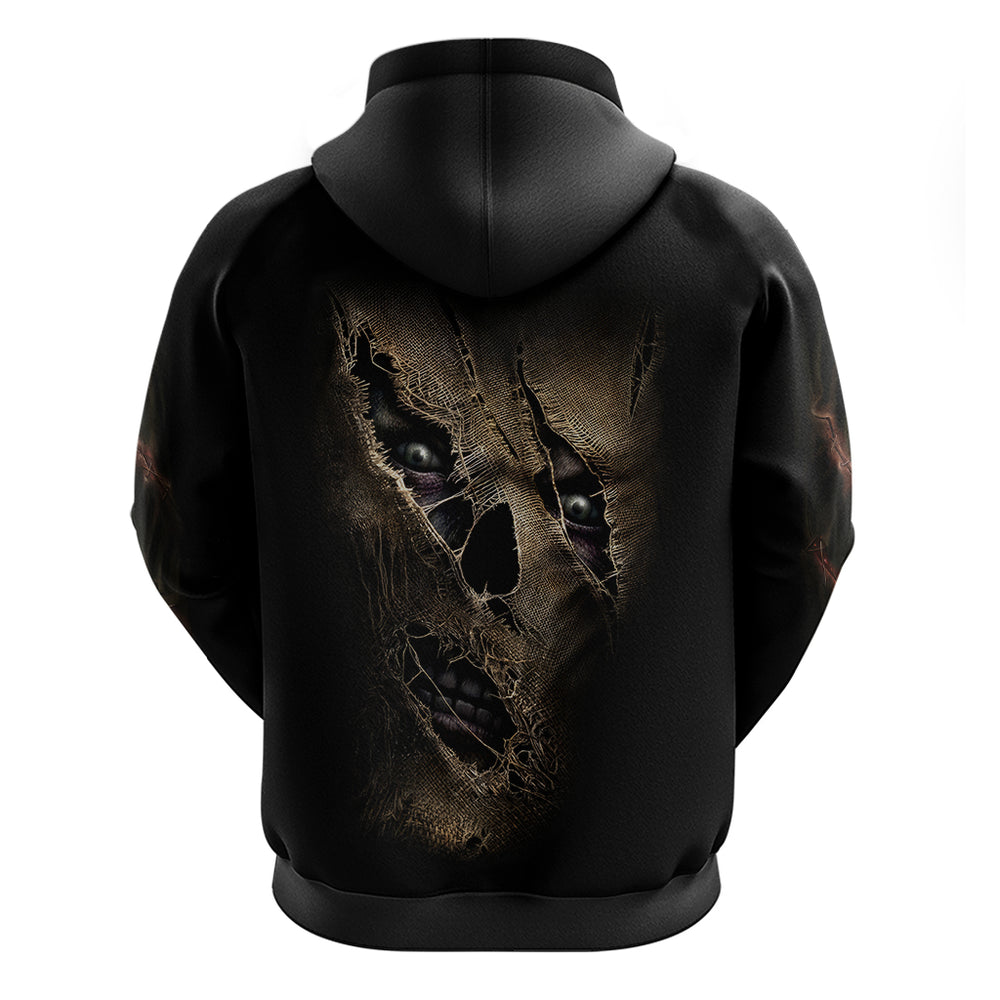 Skull Hoodie Mummy Face Inside DT01 Skull Hoodie Mummy Face Inside DT01