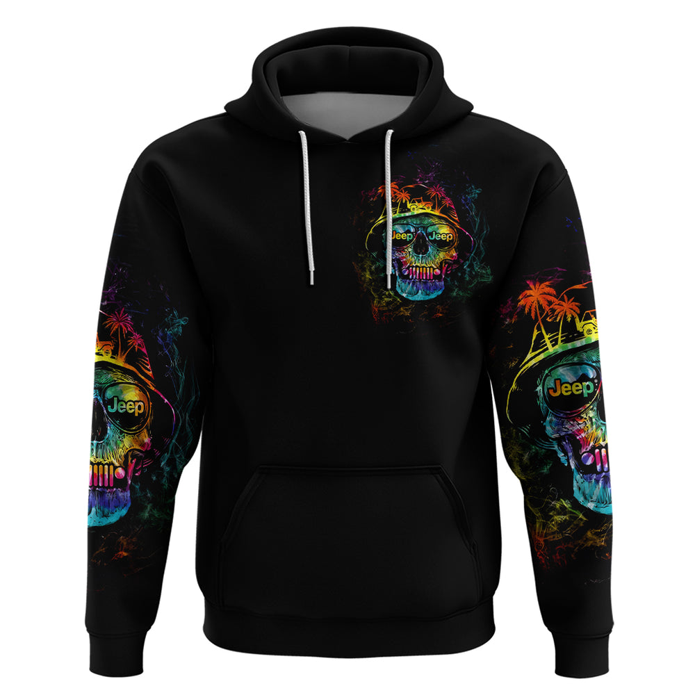 Skull Jeep Hoodie Never Underestimate An Old Man With A Jeep DT01 Skull Jeep Hoodie Never Underestimate An Old Man With A Jeep DT01