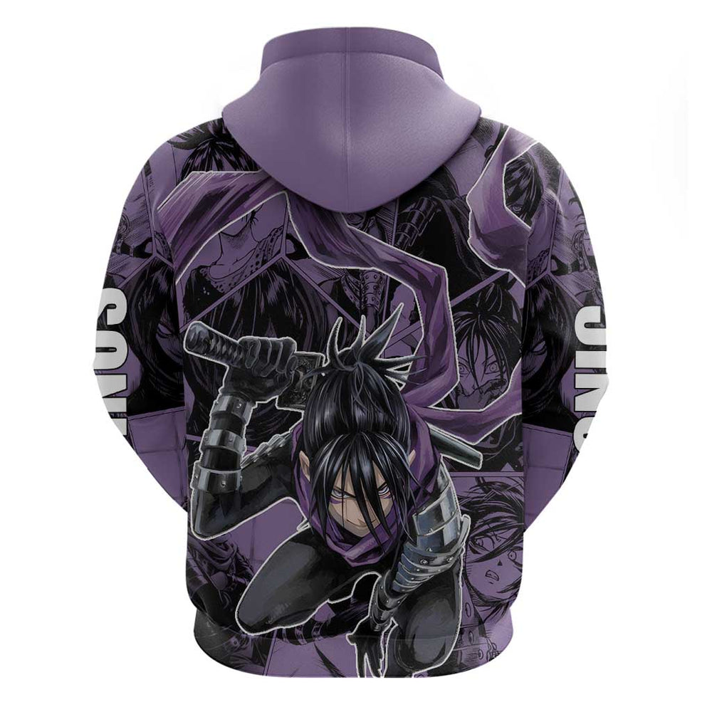 Sonic - Sonic Hoodie Anime Style Sonic - Sonic Hoodie Anime Style