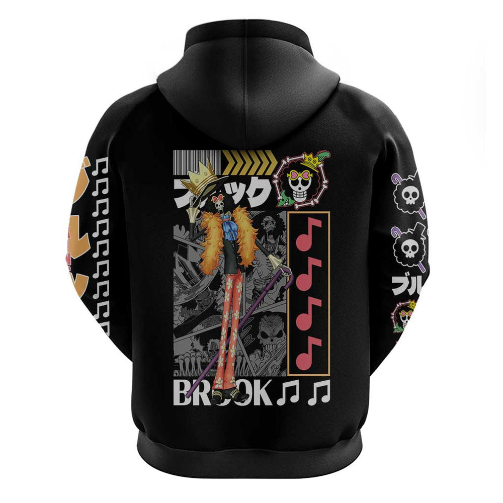 Brook - Straw Hat Team One Piece Hoodie Anime Style Brook - Straw Hat Team One Piece Hoodie Anime Style