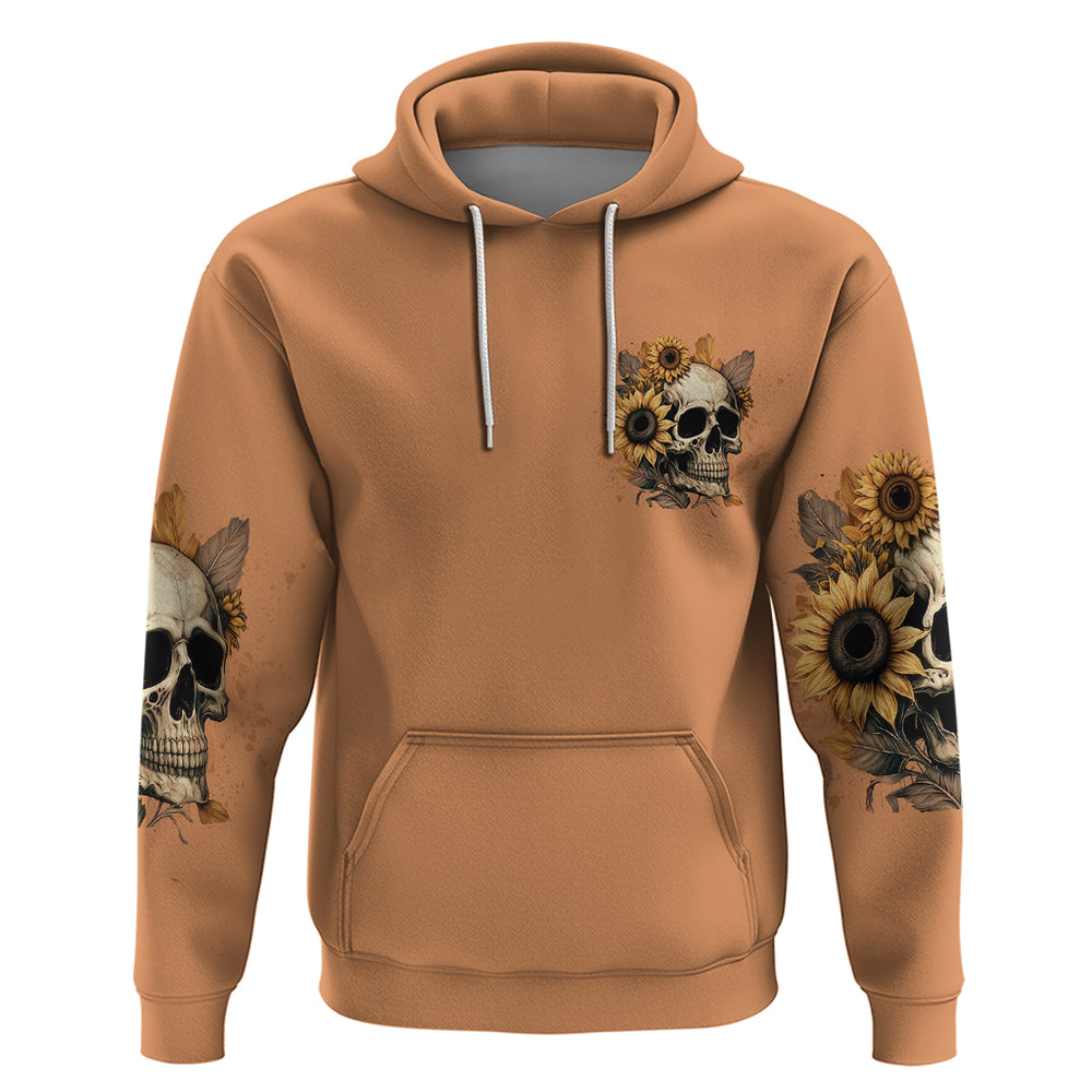 Sunflower Skull Hoodie She Is Sunshine Mixed With A Little Hurricance DT01 Sunflower Skull Hoodie She Is Sunshine Mixed With A Little Hurricance DT01