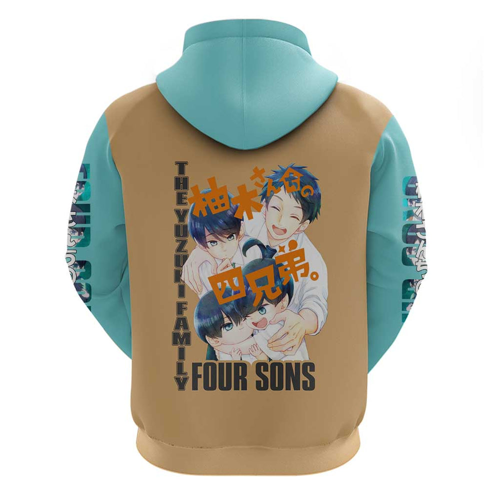 The Yuzuki Familys Four Sons Hoodie Japan Anime Style The Yuzuki Familys Four Sons Hoodie Japan Anime Style