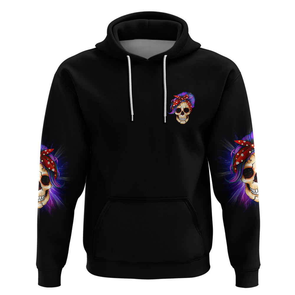 But Did You Die Mom Life Purple Messy Bun Hoodie But Did You Die Mom Life Purple Messy Bun Hoodie