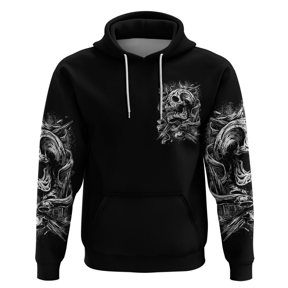 Three Skull Hoodie Stuck Between Idk Idc And Idgaf DT01 Three Skull Hoodie Stuck Between Idk Idc And Idgaf DT01