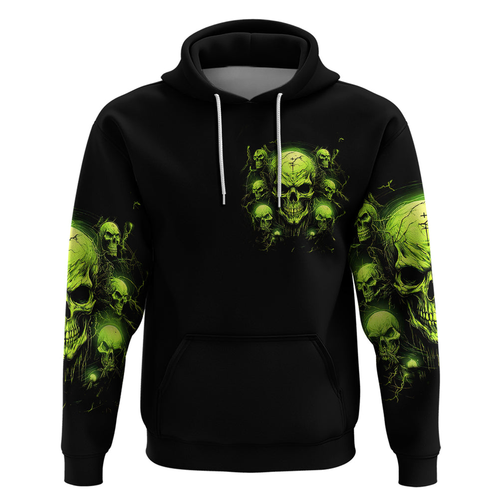 Thunder Skull Hoodie Thunder Skull I Never Alone My Demon With Me 24 7 DT01 Thunder Skull Hoodie Thunder Skull I Never Alone My Demon With Me 24 7 DT01