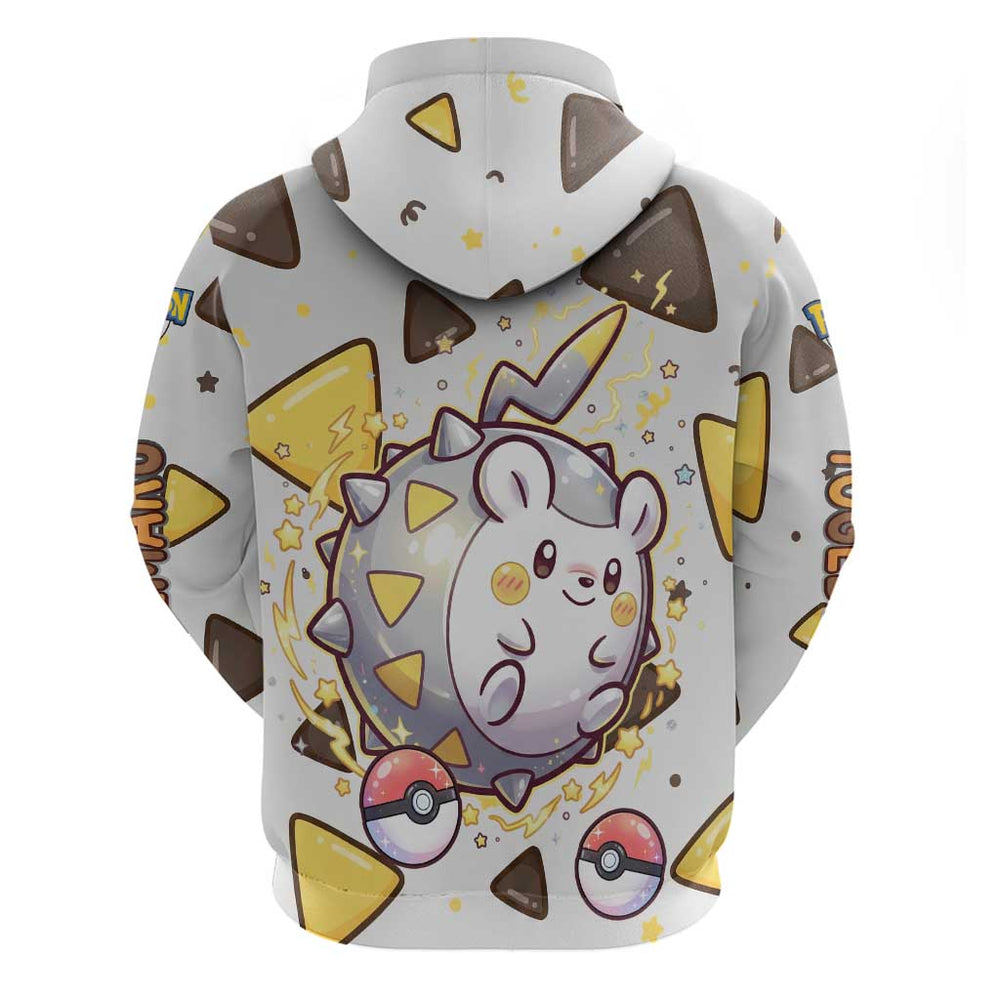 Togedemaru Hoodie Cute Electric Nacho Pop Art Togedemaru Hoodie Cute Electric Nacho Pop Art