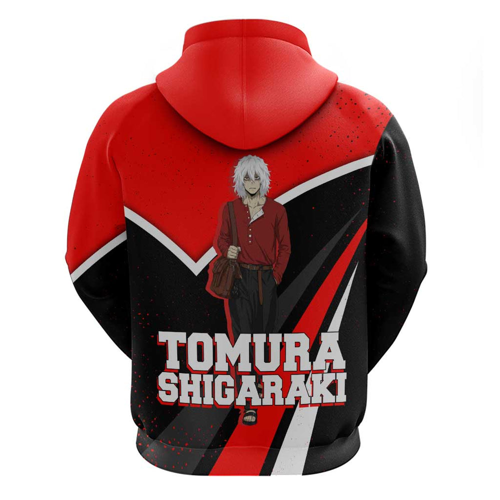 Tomura Shigaraki My Hero Academia Hoodie Anime Grunge Splatter Graphic Style Tomura Shigaraki My Hero Academia Hoodie Anime Grunge Splatter Graphic Style