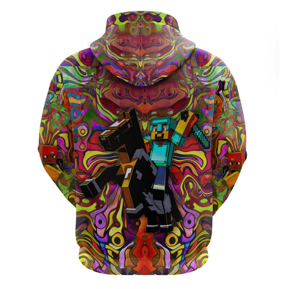 Trippy Minecraft Hoodie Trippy Style Trippy Minecraft Hoodie Trippy Style