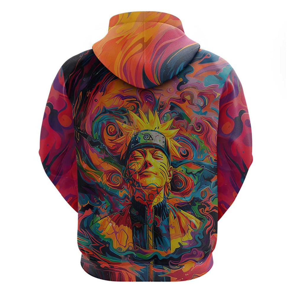 Trippy Naruto Hoodie Anime Mix Trippy Style Trippy Naruto Hoodie Anime Mix Trippy Style