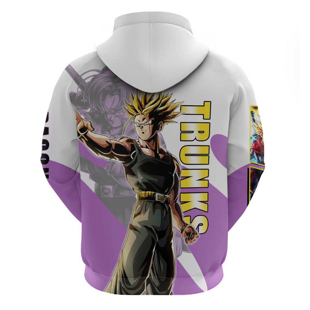 Trunks Time Warrior Hoodie Dynamic Anime Sword Style Trunks Time Warrior Hoodie Dynamic Anime Sword Style