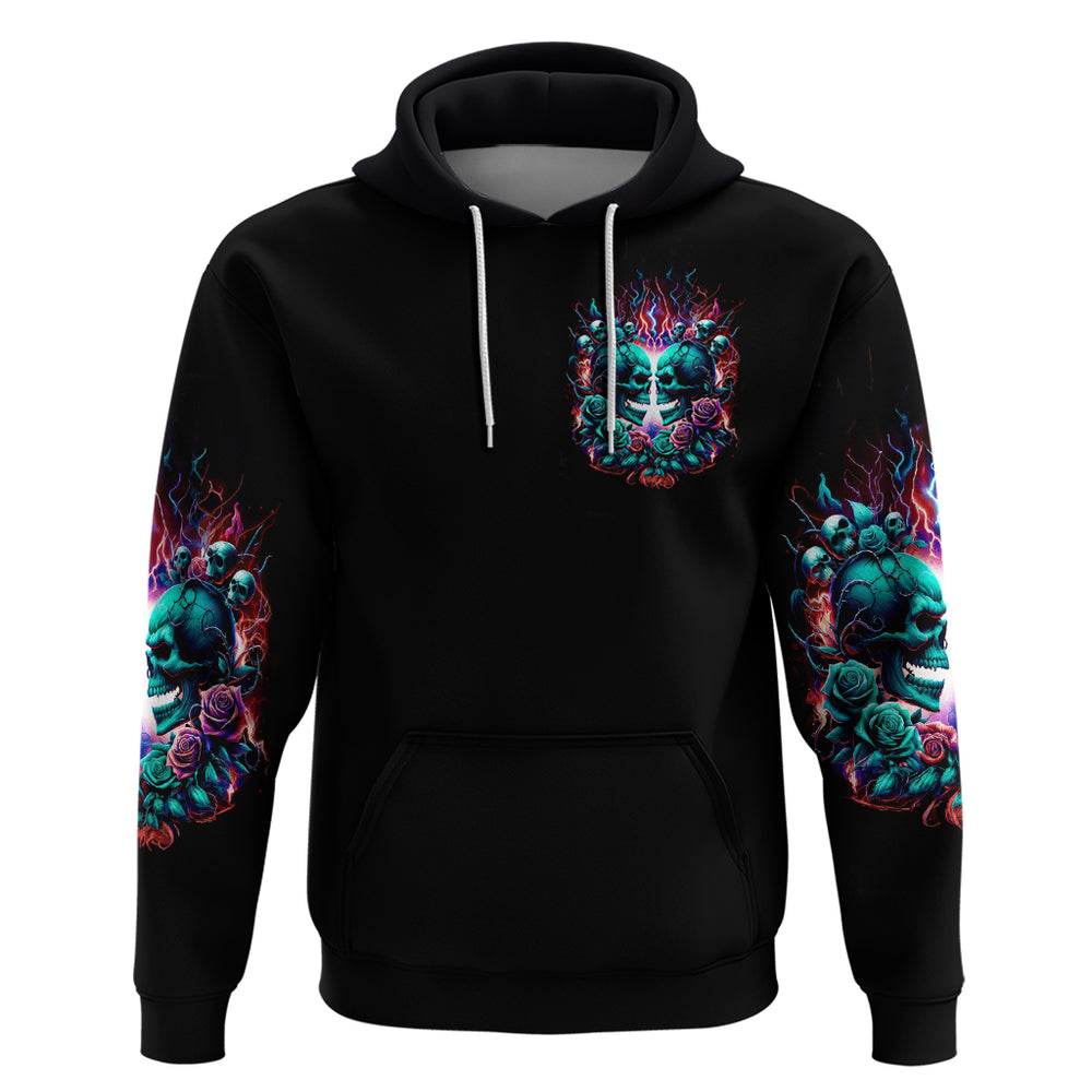 Twin Skull Hoodie Don't Try Figure Me out I'm A Special Kind Of Twisted DT01 Twin Skull Hoodie Don't Try Figure Me out I'm A Special Kind Of Twisted DT01