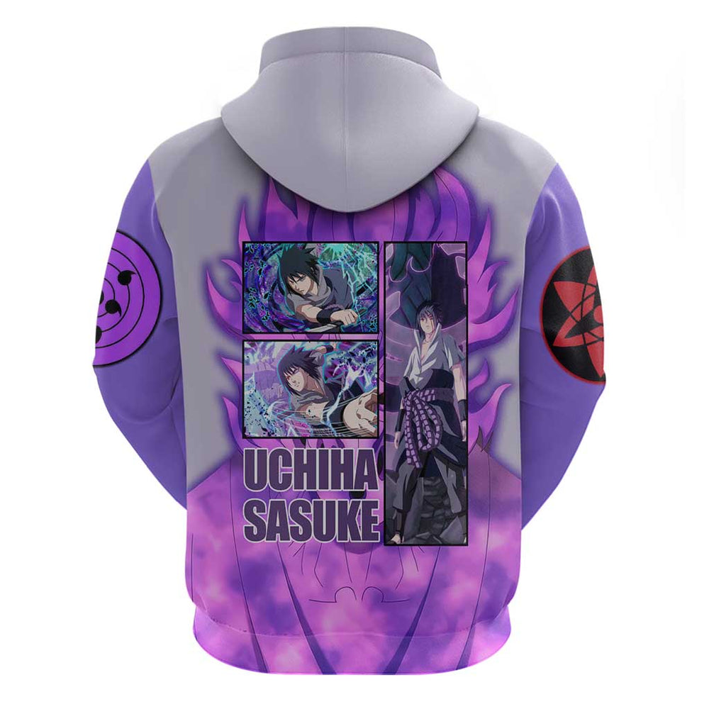 Uchiha Sasuke Naruto Shippuden Hoodie Anime Style Uchiha Sasuke Naruto Shippuden Hoodie Anime Style