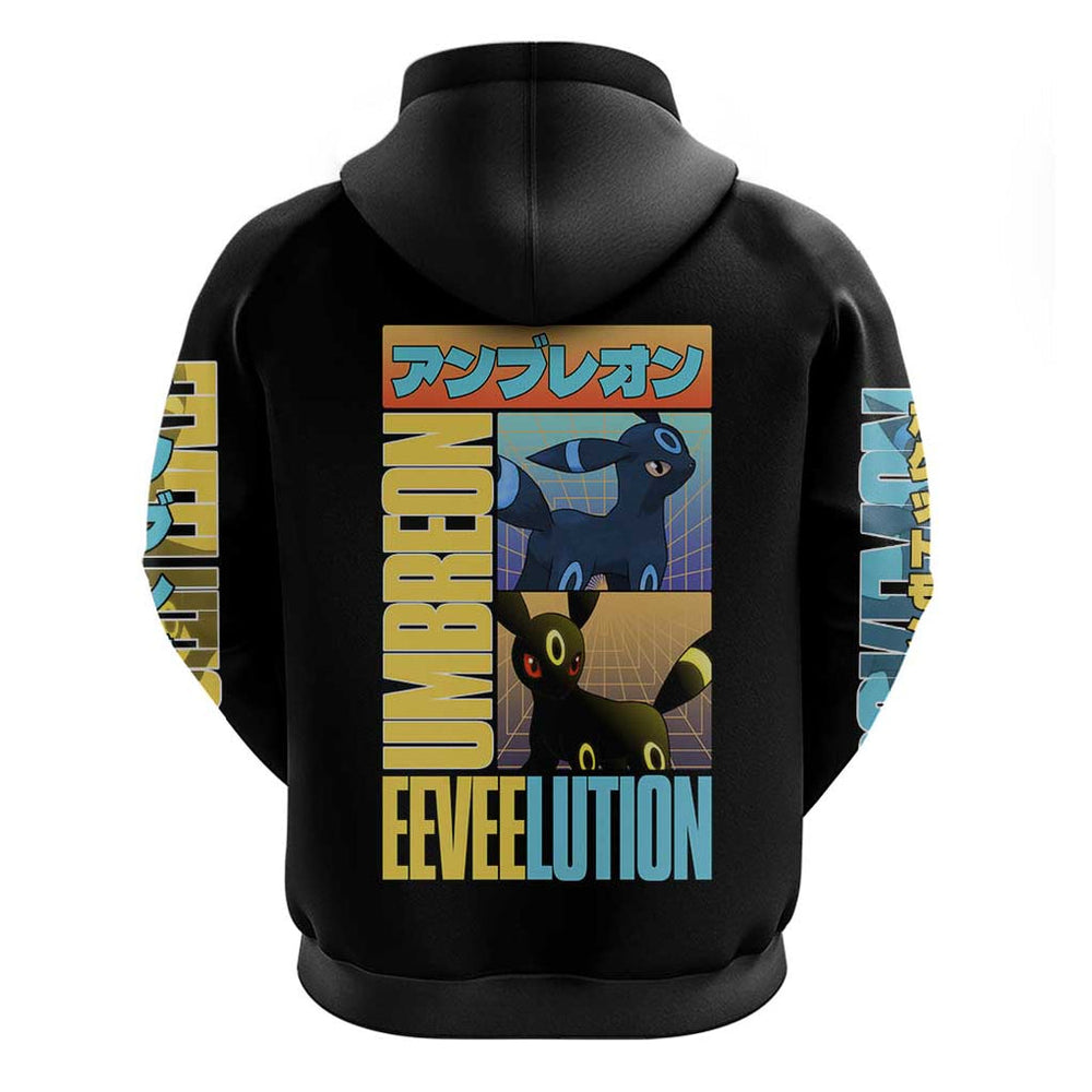 Umbreon Poke Hoodie Anime Style Umbreon Poke Hoodie Anime Style