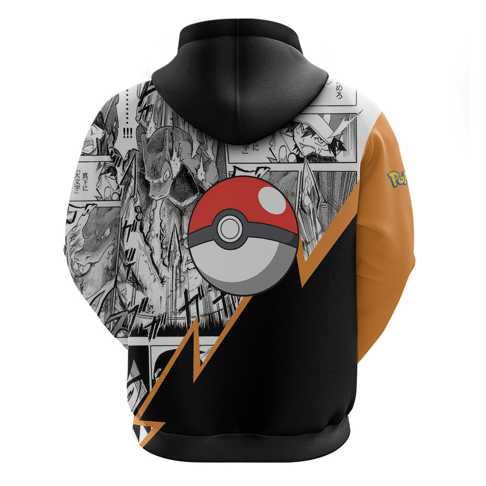 Charizard Mix Manga Hoodie Charizard Mix Manga Hoodie