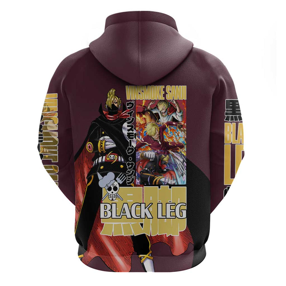 Vinsmoke Sanji V2 One Piece Hoodie Japan Anime Style Vinsmoke Sanji V2 One Piece Hoodie Japan Anime Style