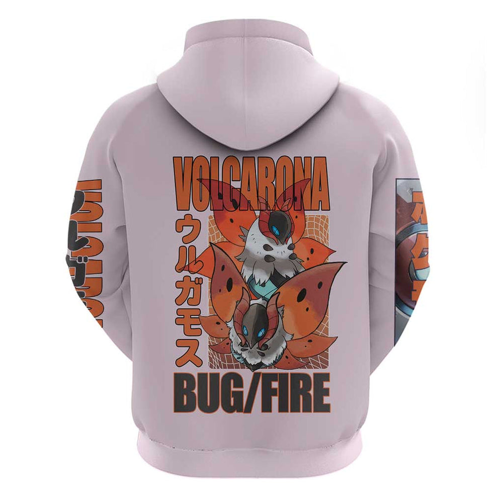 Volcarona Poke Hoodie Japan Anime Style Volcarona Poke Hoodie Japan Anime Style