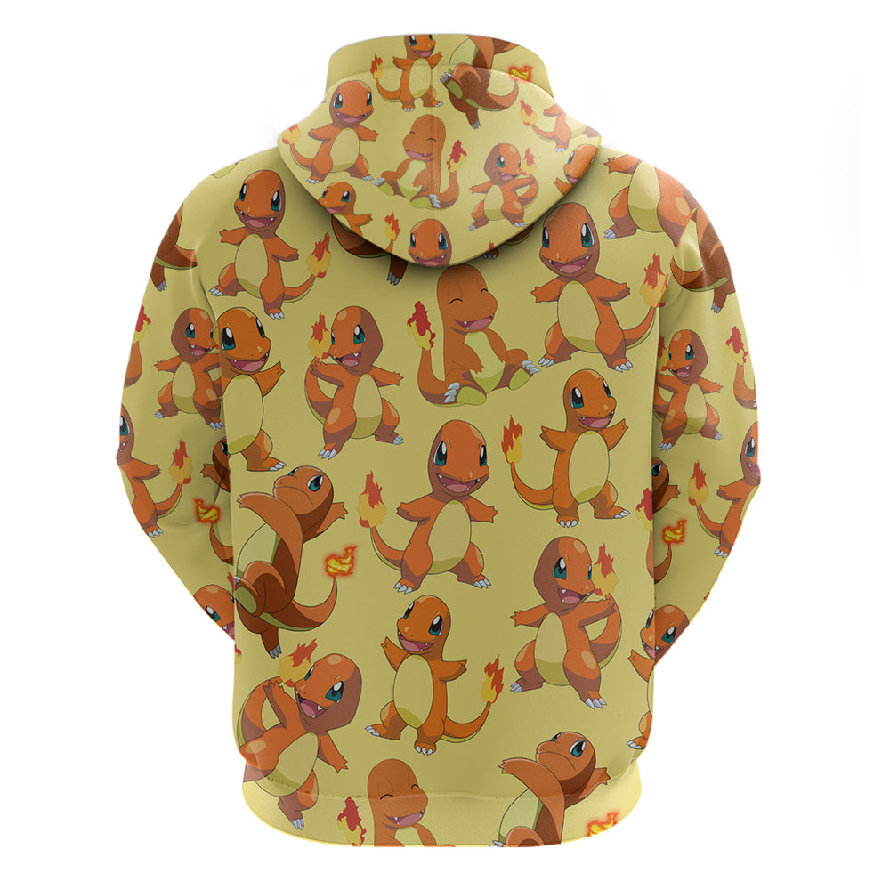 Charmander Pattern Style Hoodie Charmander Pattern Style Hoodie