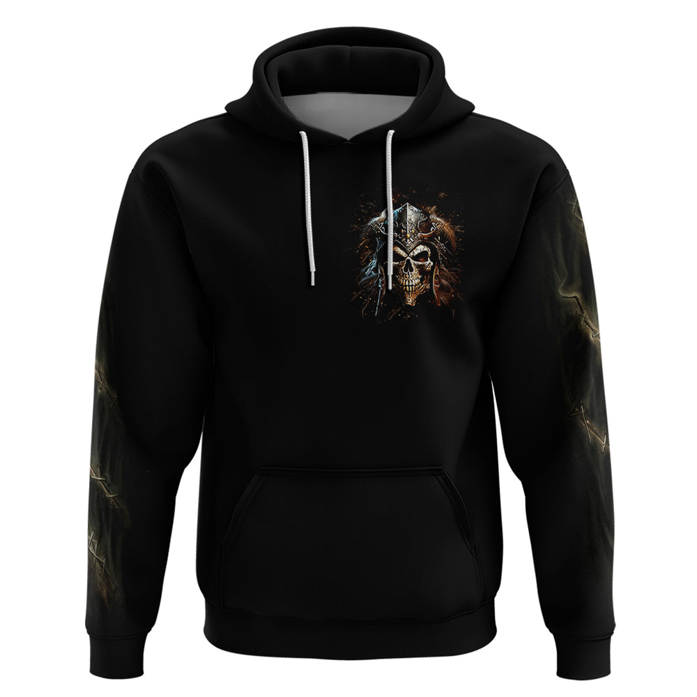 Warrior Skull Hoodie The Warrior Replies Iam The Storm DT01 Warrior Skull Hoodie The Warrior Replies Iam The Storm DT01