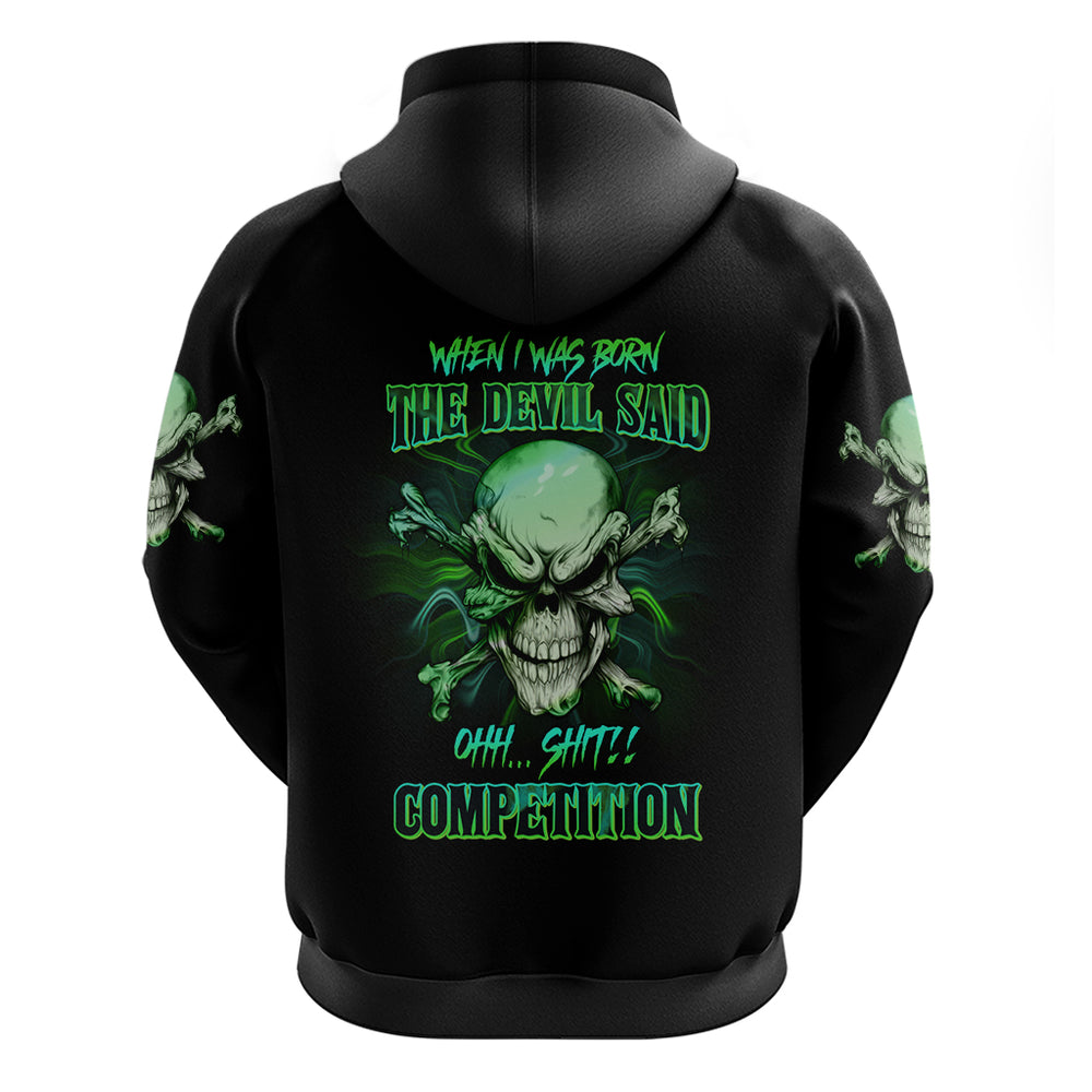 When I Was Born Mad Skull Hoodie When I Was Born Mad Skull Hoodie