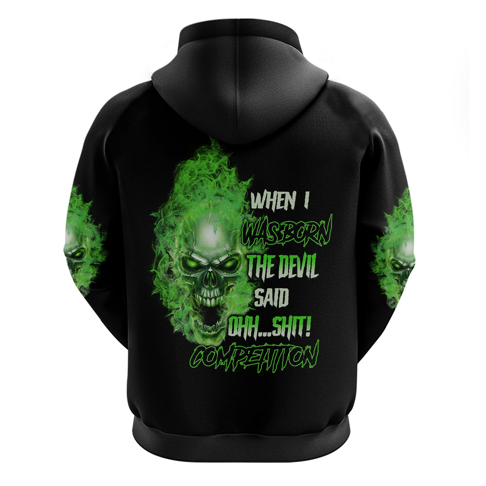When I Was Born Skull Hoodie When I Was Born Skull Hoodie