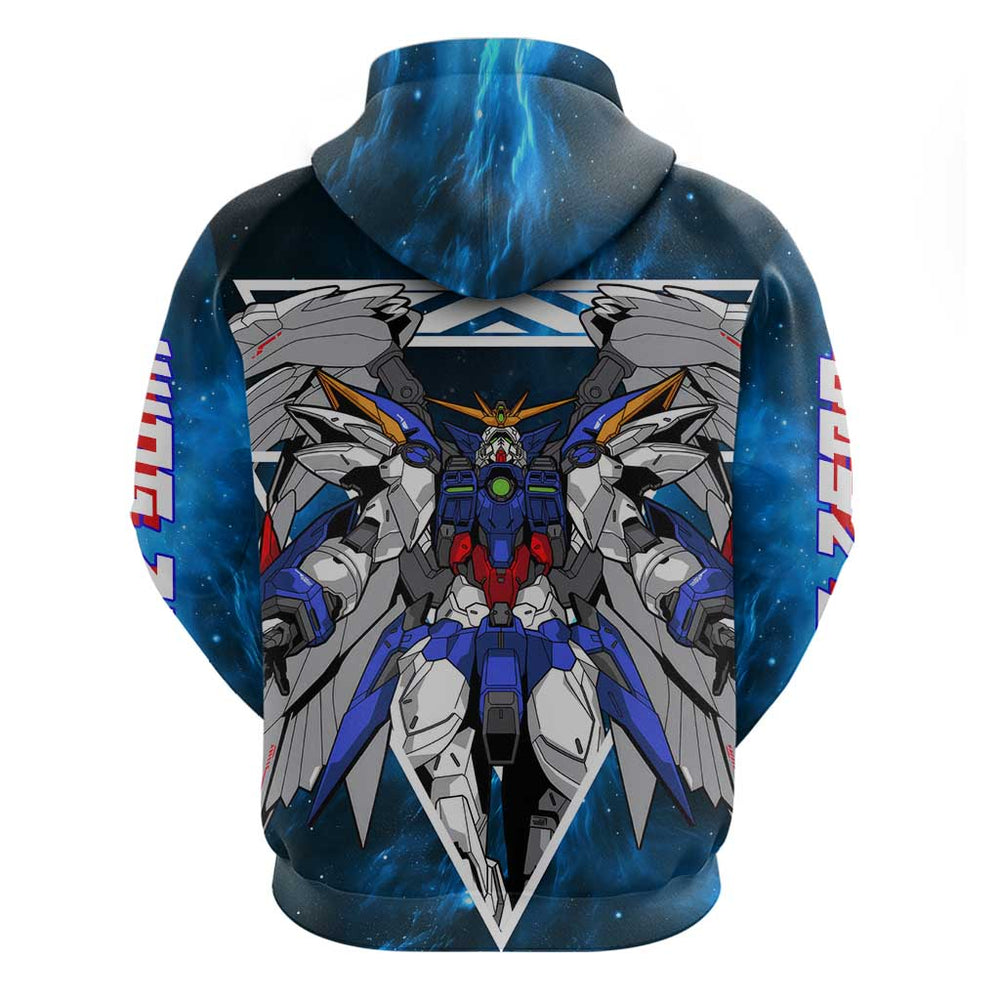 Wing Zero Gundam Hoodie Anime Style Wing Zero Gundam Hoodie Anime Style