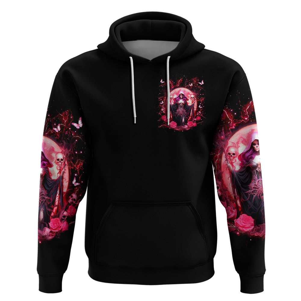 Witch Skull Hoodie She Whispered Back Iam The Storm DT01 Witch Skull Hoodie She Whispered Back Iam The Storm DT01