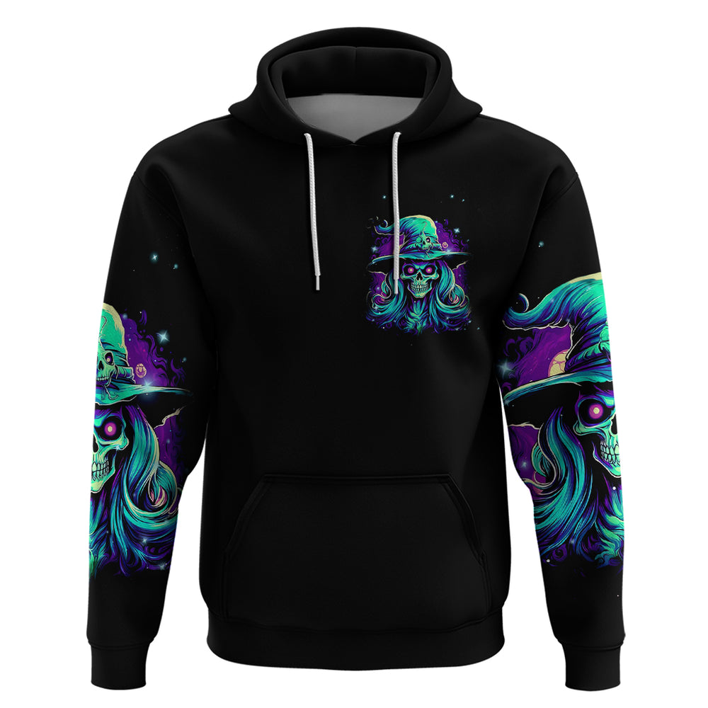 Witch Skull Hoodie Skull Witch Hello Darkness My Old Friend DT01 Witch Skull Hoodie Skull Witch Hello Darkness My Old Friend DT01