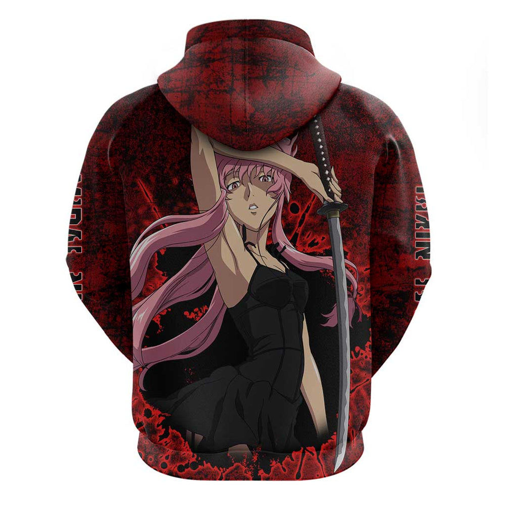 Yuno Gasai - Future Diary Hoodie Anime Style Yuno Gasai - Future Diary Hoodie Anime Style
